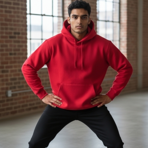 Brooklyn Cloth Other - Brooklyn Cloth Mfg. Co. Red Hoodie Sweatshirt Men's Big & Tall size 2XL